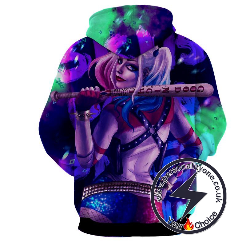 Harley Quinn - Harley Quinn 3D - Hoodies